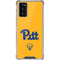 University of Pittsburgh Pitt Panthers Yellow Galaxy Note20 5G Clear Case