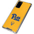 University of Pittsburgh Pitt Panthers Yellow Galaxy Note20 5G Clear Case