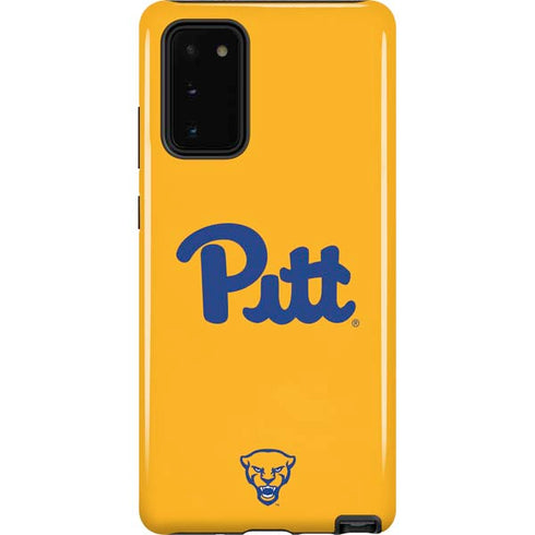 University of Pittsburgh Pitt Panthers Yellow Galaxy Note20 5G Pro Case