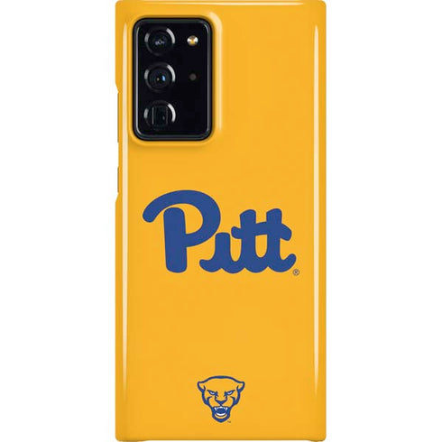 University of Pittsburgh Pitt Panthers Yellow Galaxy Note20 Ultra 5G Lite Case