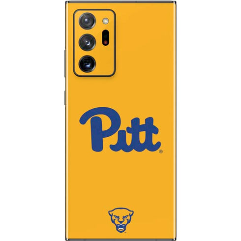 University of Pittsburgh Pitt Panthers Yellow Galaxy Note20 Ultra 5G Skin