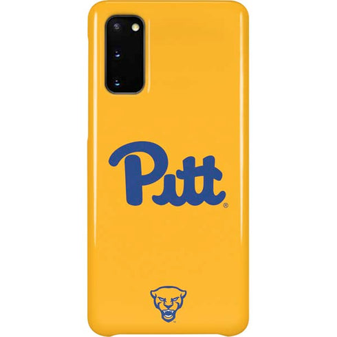 University of Pittsburgh Pitt Panthers Yellow Galaxy S20 Lite Case