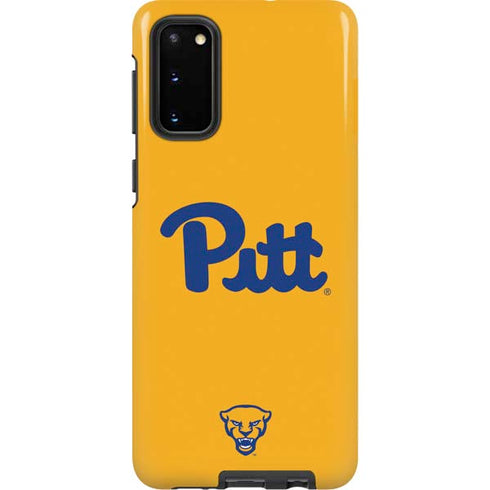 University of Pittsburgh Pitt Panthers Yellow Galaxy S20 Pro Case
