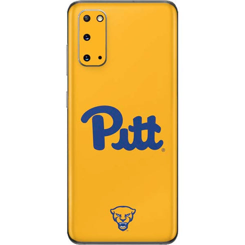 University of Pittsburgh Pitt Panthers Yellow Galaxy S20 Skin