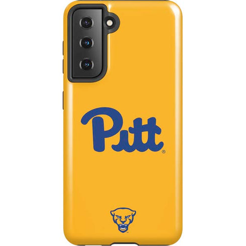 University of Pittsburgh Pitt Panthers Yellow Galaxy S21 5G Pro Case
