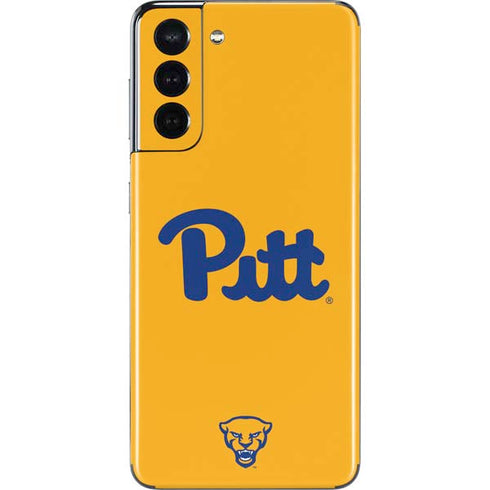 University of Pittsburgh Pitt Panthers Yellow Galaxy S21 5G Skin