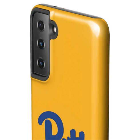 University of Pittsburgh Pitt Panthers Yellow Galaxy S21 FE Pro Case
