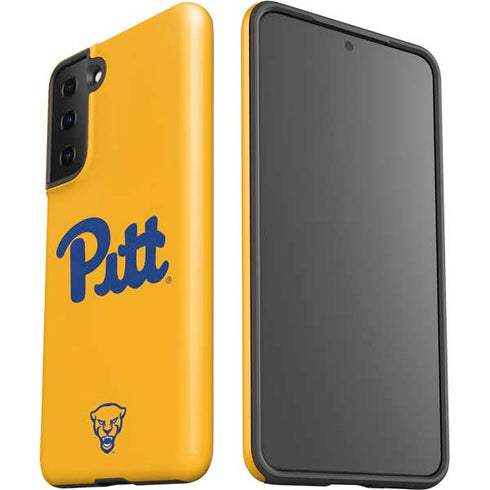 University of Pittsburgh Pitt Panthers Yellow Galaxy S21 FE Pro Case