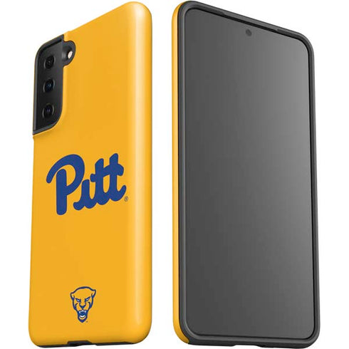 University of Pittsburgh Pitt Panthers Yellow Galaxy S21 Plus 5G Pro Case