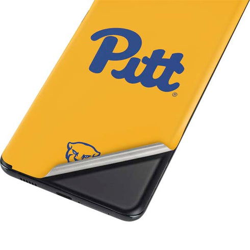 University of Pittsburgh Pitt Panthers Yellow Galaxy S21 Plus 5G Skin