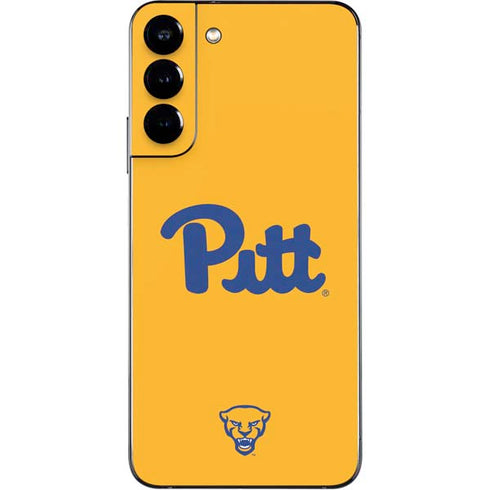 University of Pittsburgh Pitt Panthers Yellow Galaxy S22 Plus Skin