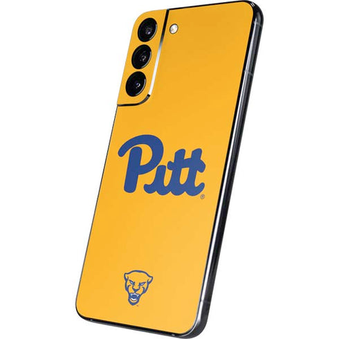 University of Pittsburgh Pitt Panthers Yellow Galaxy S22 Plus Skin