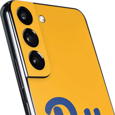 University of Pittsburgh Pitt Panthers Yellow Galaxy S22 Plus Skin