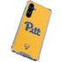 University of Pittsburgh Pitt Panthers Yellow Galaxy S23 FE Clear Case