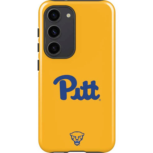 University of Pittsburgh Pitt Panthers Yellow Galaxy S23 Pro Case