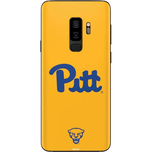 University of Pittsburgh Pitt Panthers Yellow Galaxy S9 Plus Skin