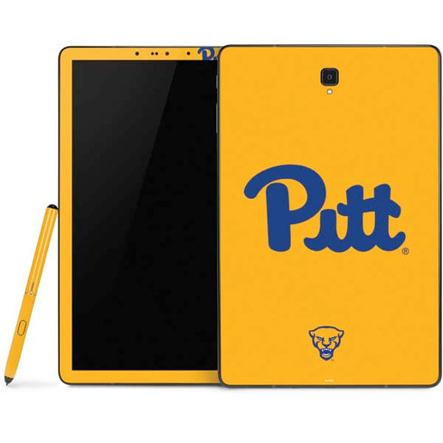 University of Pittsburgh Pitt Panthers Yellow Samsung Galaxy Tab Skin