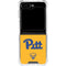 University of Pittsburgh Pitt Panthers Yellow Galaxy Z Flip5 5G Clear Case
