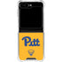 University of Pittsburgh Pitt Panthers Yellow Galaxy Z Flip5 5G Clear Case