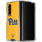 University of Pittsburgh Pitt Panthers Yellow Galaxy Z Fold4 5G Clear Case