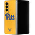 University of Pittsburgh Pitt Panthers Yellow Galaxy Z Fold4 5G Skin