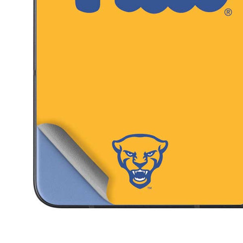 University of Pittsburgh Pitt Panthers Yellow Galaxy Z Fold5 5G Skin