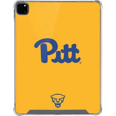 University of Pittsburgh Pitt Panthers Yellow iPad Pro 12.9in (2020) Clear Case