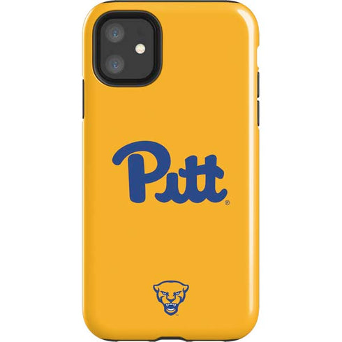 University of Pittsburgh Pitt Panthers Yellow iPhone 11 Impact Case