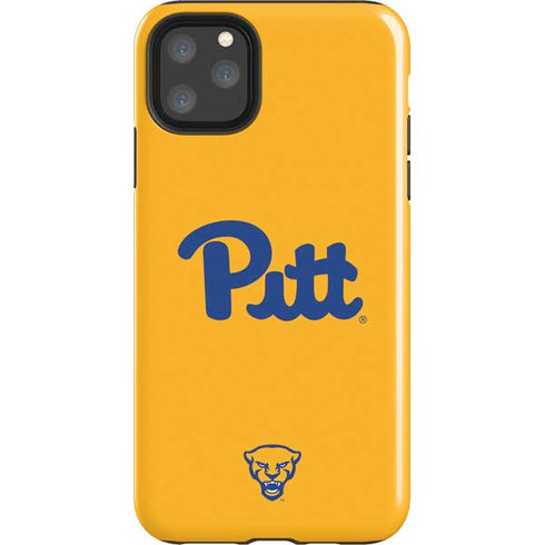 University of Pittsburgh Pitt Panthers Yellow iPhone 11 Pro Max Impact Case