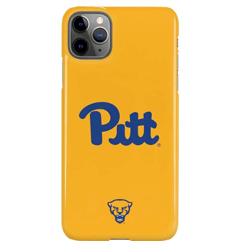 University of Pittsburgh Pitt Panthers Yellow iPhone 11 Pro Max Lite Case