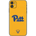 University of Pittsburgh Pitt Panthers Yellow iPhone 11 Skin