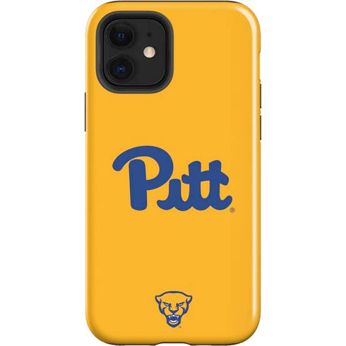 University of Pittsburgh Pitt Panthers Yellow iPhone 12 Impact Case