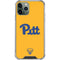 University of Pittsburgh Pitt Panthers Yellow iPhone 12 Pro Clear Case
