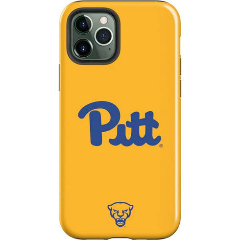University of Pittsburgh Pitt Panthers Yellow iPhone 12 Pro Impact Case