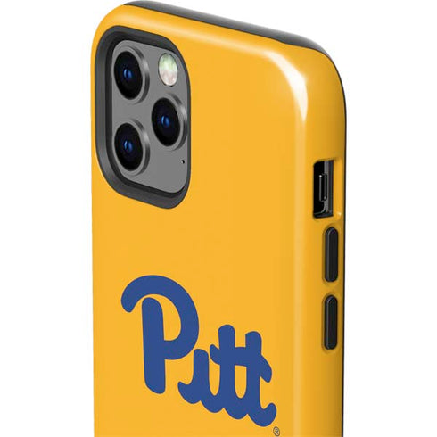 University of Pittsburgh Pitt Panthers Yellow iPhone 12 Pro Impact Case