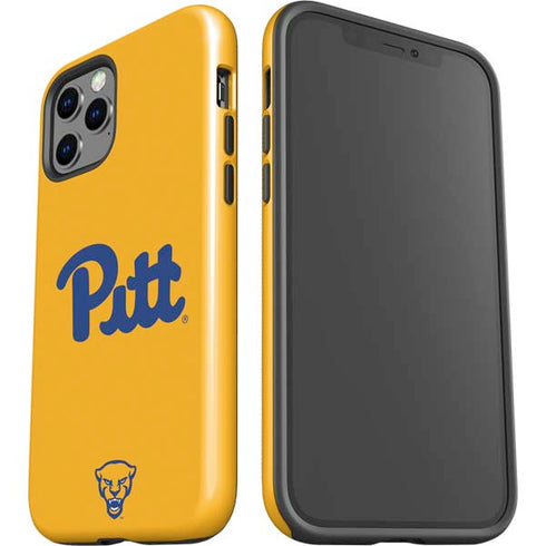 University of Pittsburgh Pitt Panthers Yellow iPhone 12 Pro Impact Case