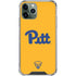 University of Pittsburgh Pitt Panthers Yellow iPhone 12 Pro Max Clear Case