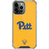 University of Pittsburgh Pitt Panthers Yellow iPhone 13 Pro Max Clear Case