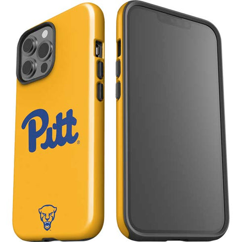 University of Pittsburgh Pitt Panthers Yellow iPhone 13 Pro Max Impact Case