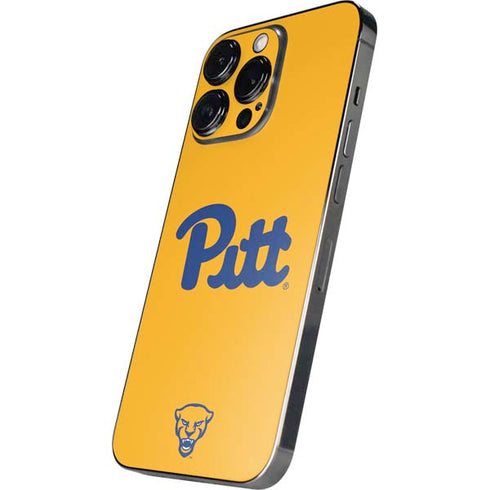 University of Pittsburgh Pitt Panthers Yellow iPhone 13 Pro Max Skin
