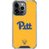 University of Pittsburgh Pitt Panthers Yellow iPhone 14 Pro Clear Case