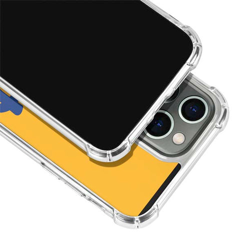 University of Pittsburgh Pitt Panthers Yellow iPhone 15 Pro Clear Case