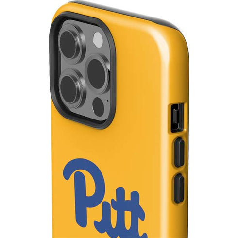University of Pittsburgh Pitt Panthers Yellow iPhone 14 Pro Impact Case