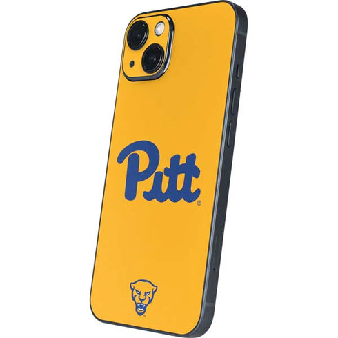 University of Pittsburgh Pitt Panthers Yellow iPhone 14 Skin
