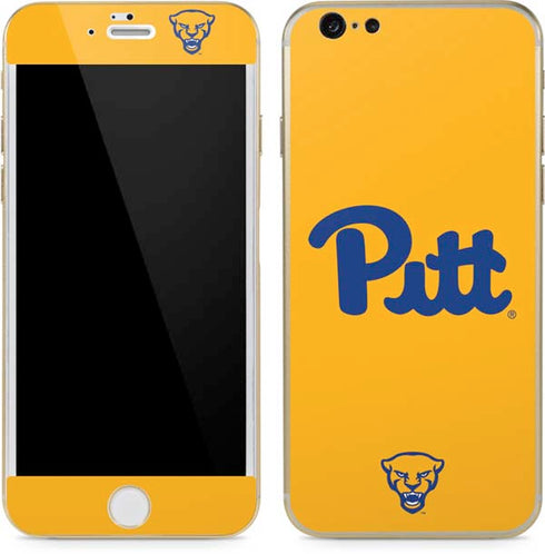 University of Pittsburgh Pitt Panthers Yellow iPhone 6/6s Skin