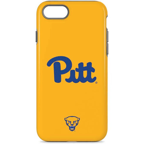 University of Pittsburgh Pitt Panthers Yellow iPhone 8 Pro Case