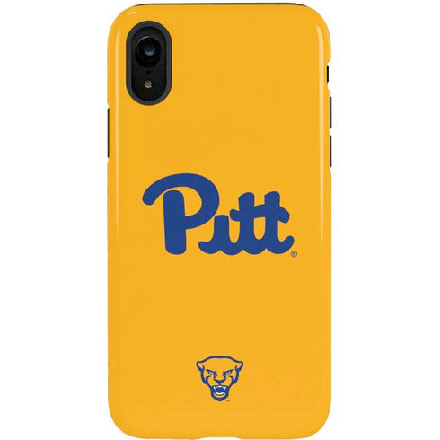 University of Pittsburgh Pitt Panthers Yellow iPhone XR Pro Case