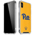 University of Pittsburgh Pitt Panthers Yellow iPhone XS Max Clear Case