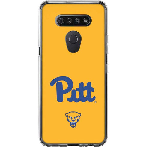 University of Pittsburgh Pitt Panthers Yellow LG K51/Q51 Clear Case