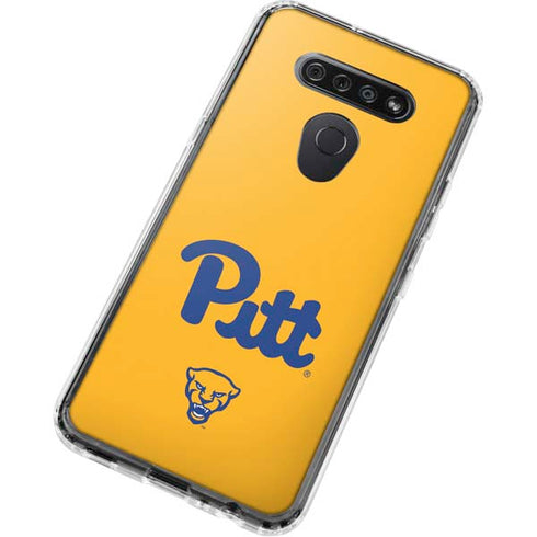 University of Pittsburgh Pitt Panthers Yellow LG K51/Q51 Clear Case